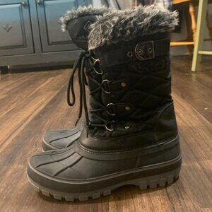 Dream Pairs Black Waterproof Winter Boots
